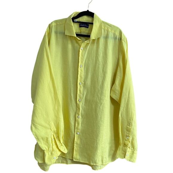 Ralph Lauren Purple Label Other - Men’s Ralph Lauren Purple Label 100% Linen Shirt – Size 17.5